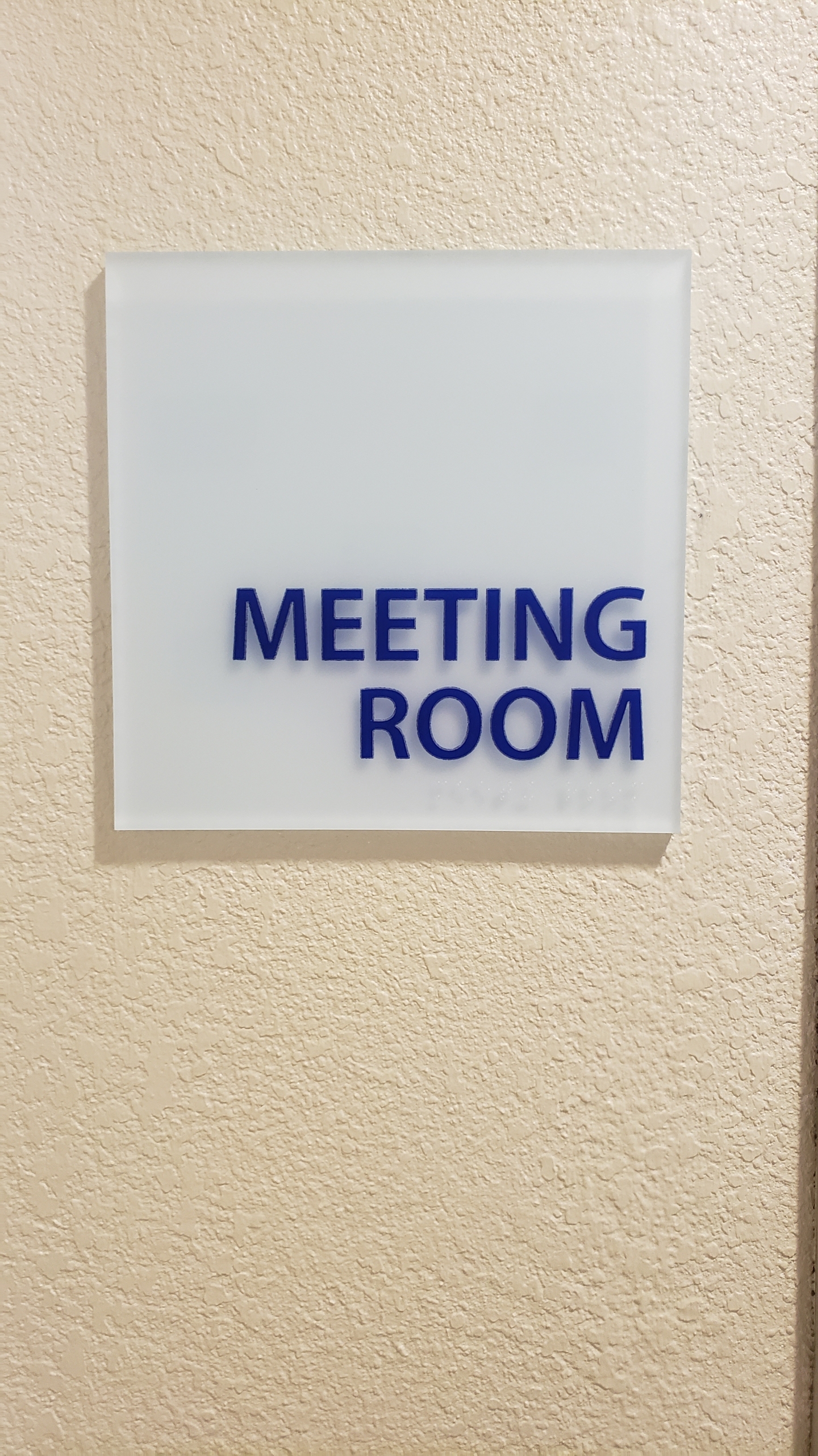 ADA Room Identifying Sign